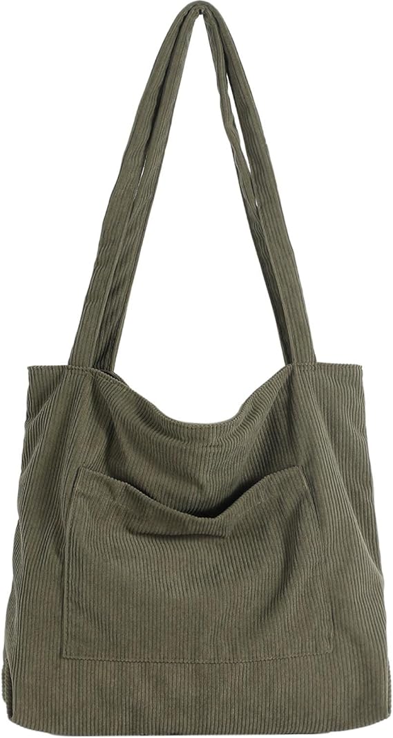 Large green shoulder bag