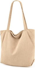 Light beige corduroy handbag